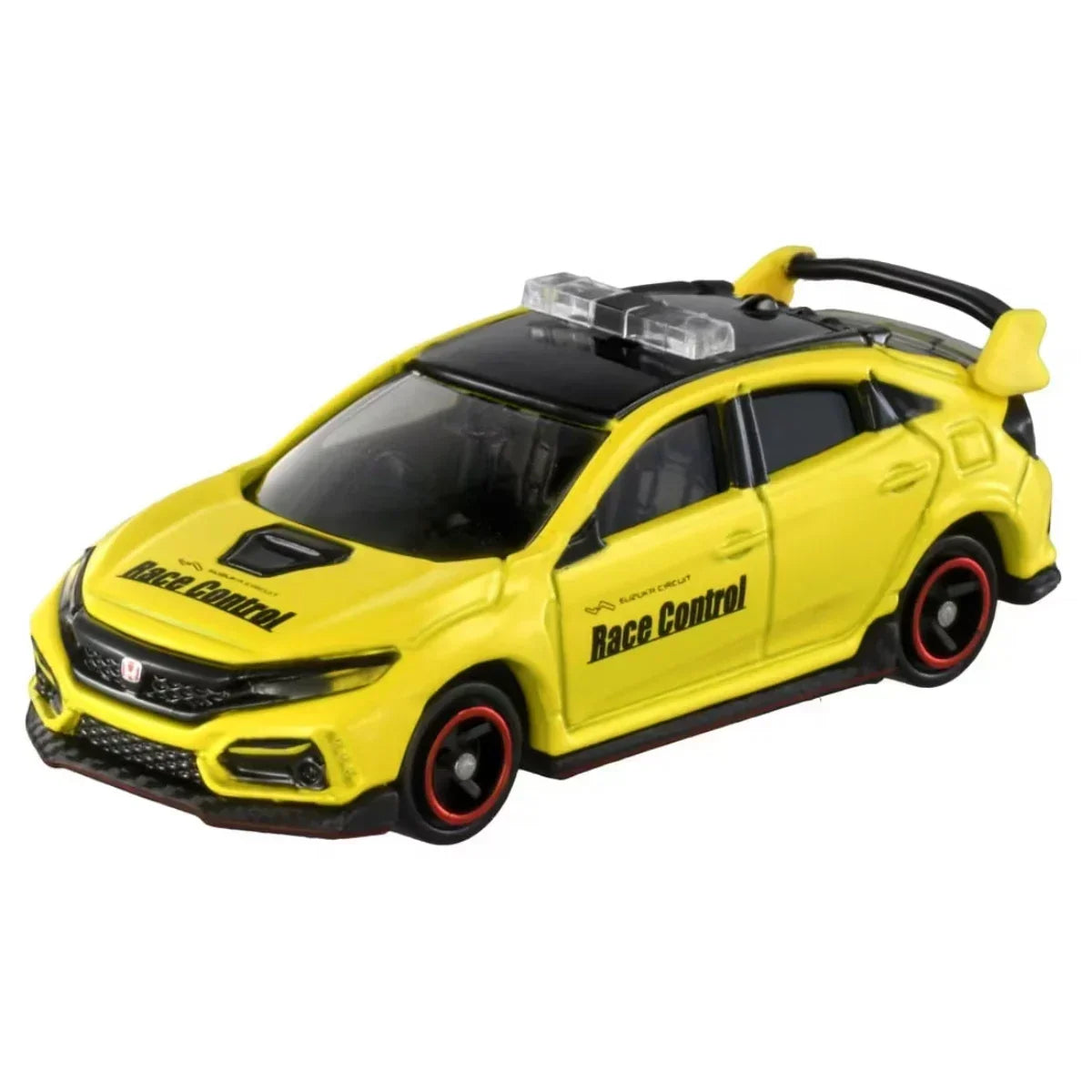Premium scale diecast model car – Tomica No.120 Honda Civic Type R Race Control Car, 1:64 Scale (Yellow) Collectible