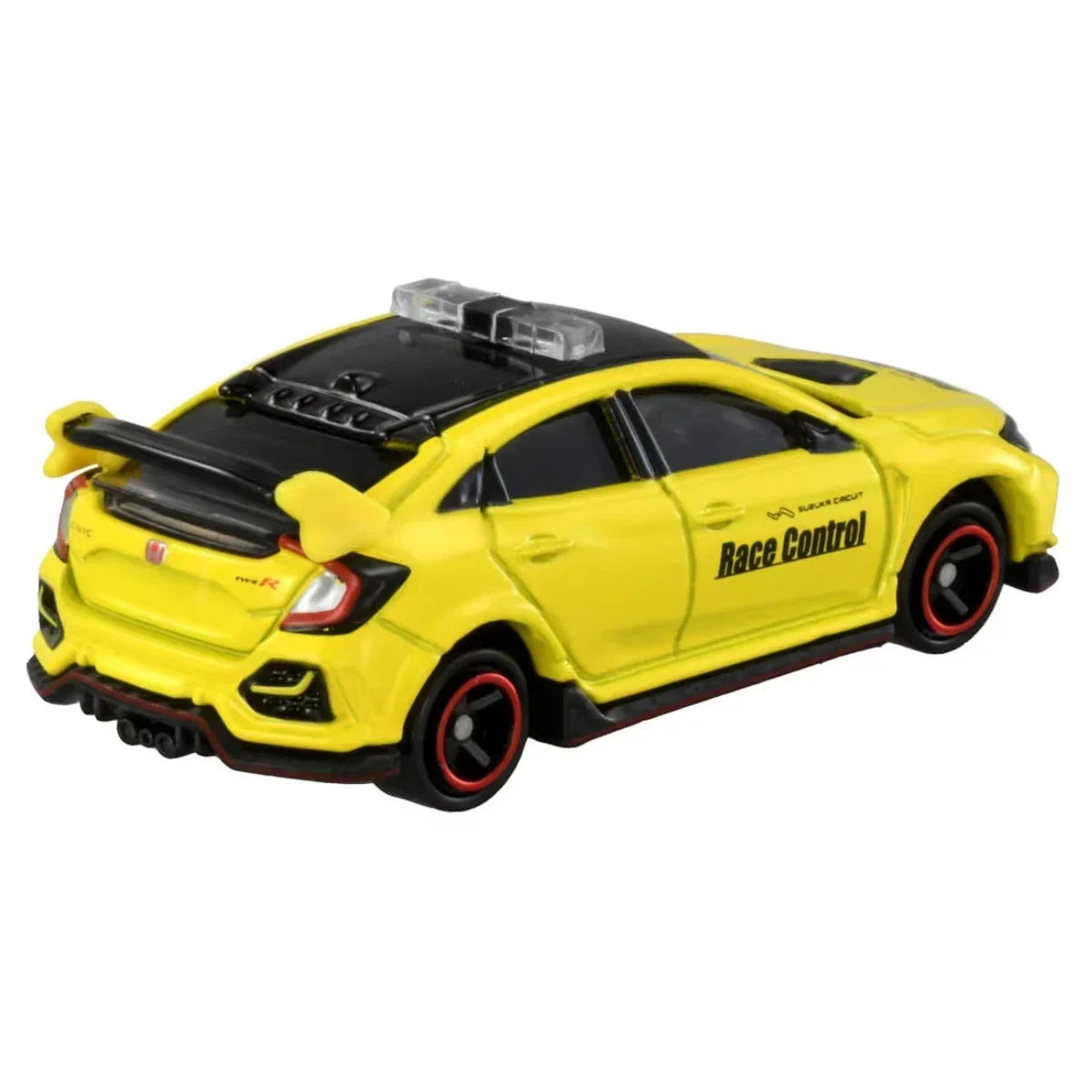 Premium scale diecast model car – Tomica No.120 Honda Civic Type R Race Control Car, 1:64 Scale (Yellow) Collectible