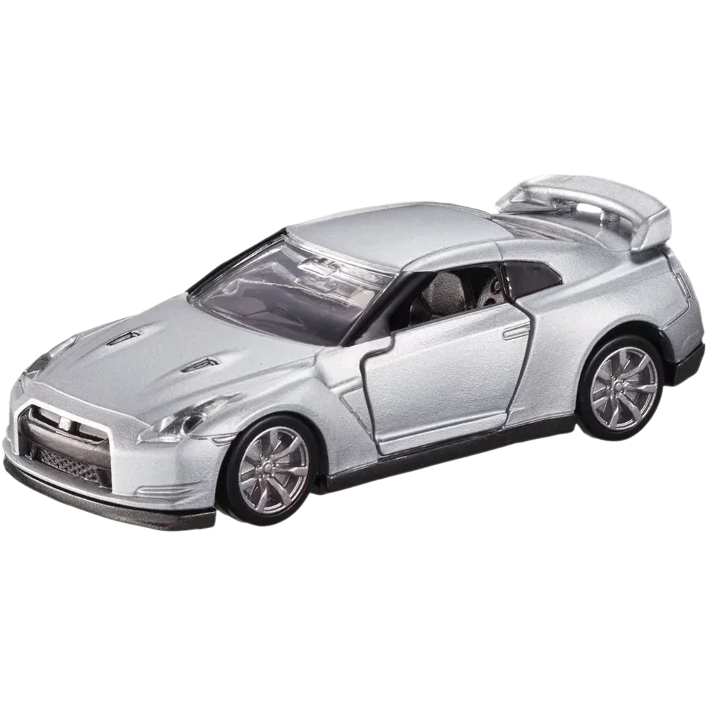 Premium scale diecast model car – Tomica Premium No.17 Nissan GT-R, 1:64 Scale (Silver) Collectible