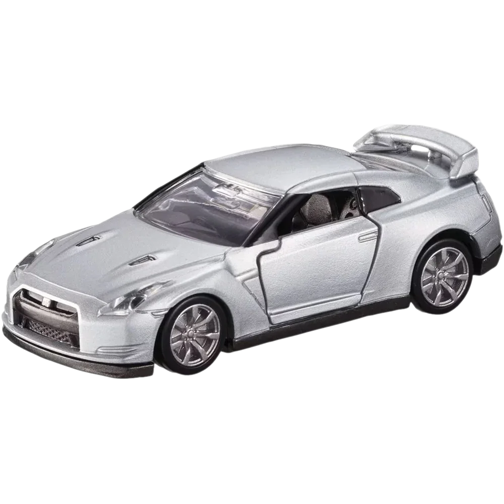 Premium scale diecast model car – Tomica Premium No.17 Nissan GT-R, 1:64 Scale (Silver) Collectible