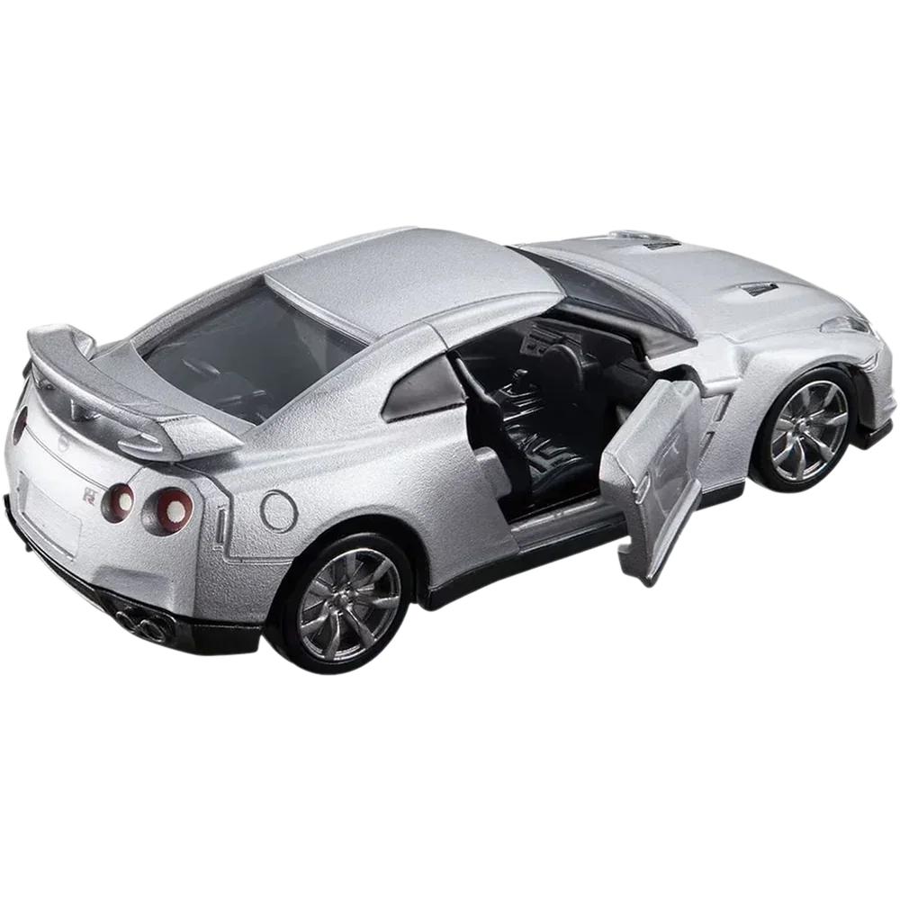 Premium scale diecast model car – Tomica Premium No.17 Nissan GT-R, 1:64 Scale (Silver) Collectible
