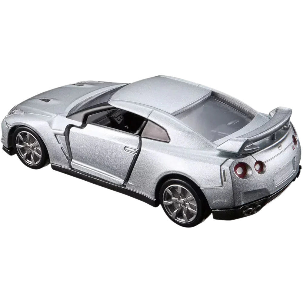 Premium scale diecast model car – Tomica Premium No.17 Nissan GT-R, 1:64 Scale (Silver) Collectible