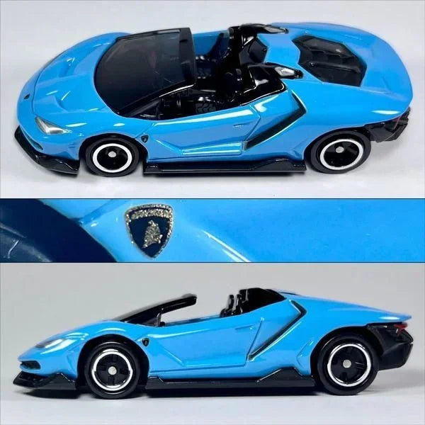 Premium scale diecast model car – Tomica No.68 Lamborghini Centenario Roadster 1:65 Scale (Blue) Collectible