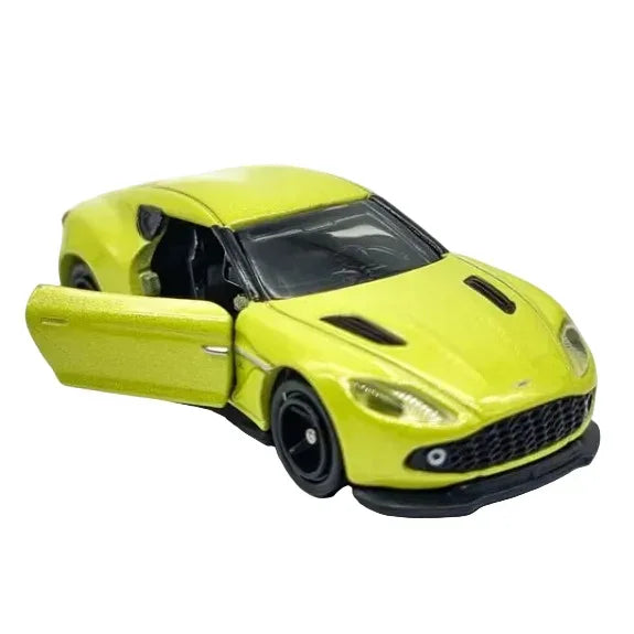 Premium scale diecast model car – Tomica No.108 Aston Martin Vanquish Zagato 1:62 Scale (Yellow) Collectible