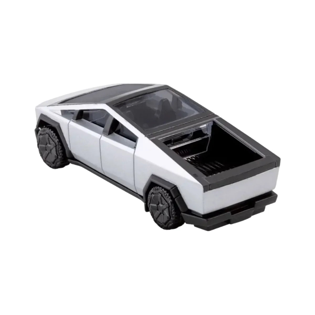 Premium scale diecast model car – Tomica Premium No.41 Tesla Cybertruck, 1:64 Scale (Silver) Collectible