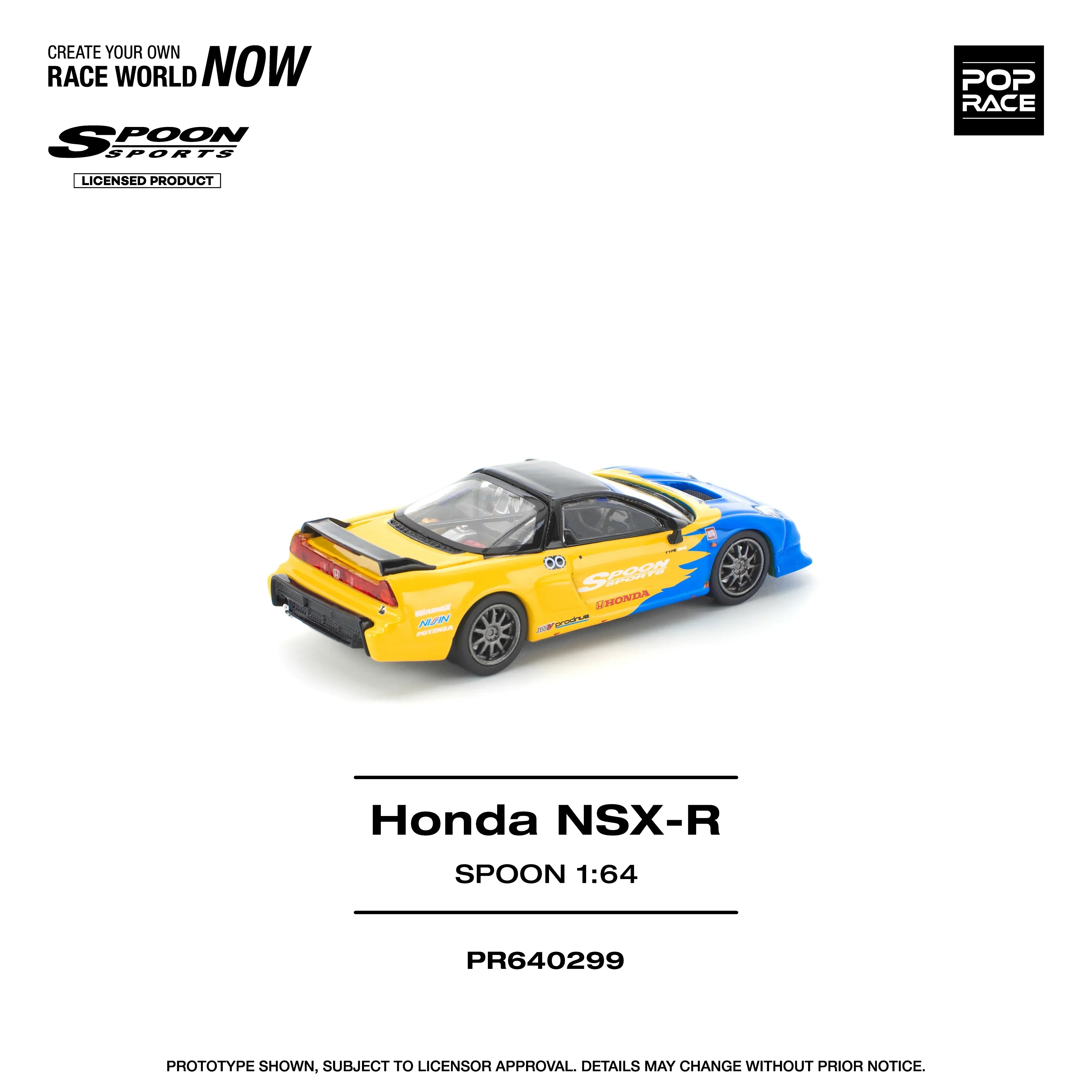 Premium scale diecast model car – *PRE-ORDER* Honda NSX-R Spoon, 1:64 Scale Collectible