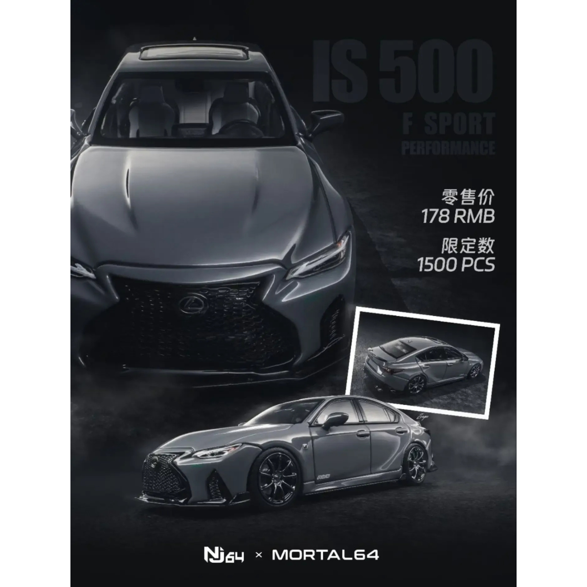 *APAXPO 2026* Kim's IS500 F Sport, 1:64 Scale (Incognito Grey)