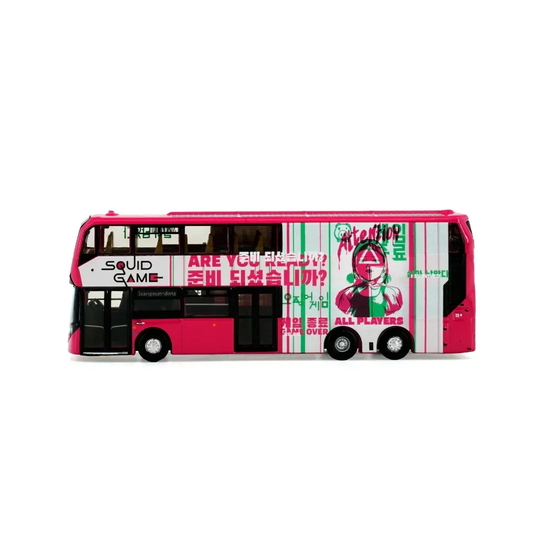 Premium scale diecast model car – Enviro500EV Electric Bus (Squid Game S2), 1:110 Scale Collectible