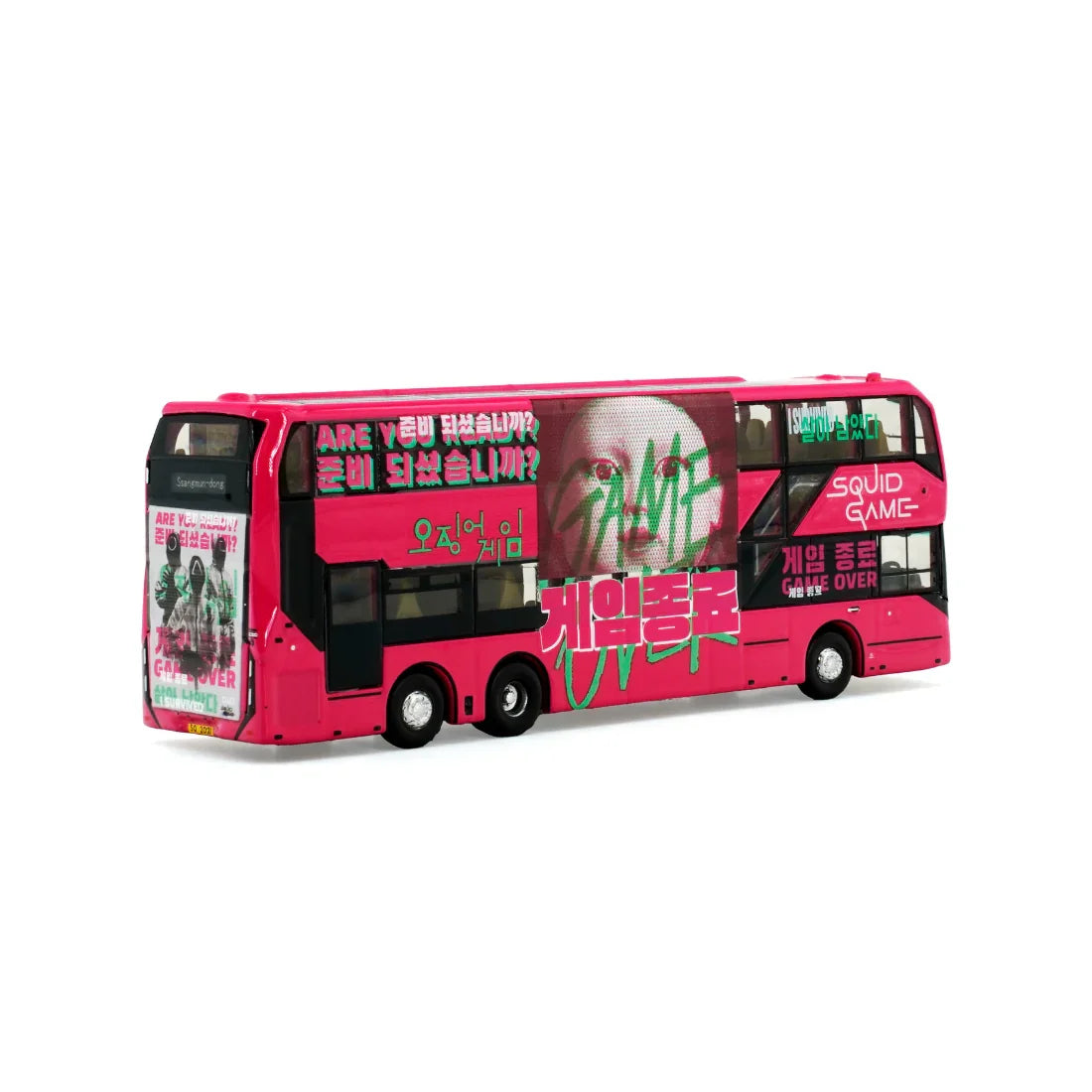 Premium scale diecast model car – Enviro500EV Electric Bus (Squid Game S2), 1:110 Scale Collectible