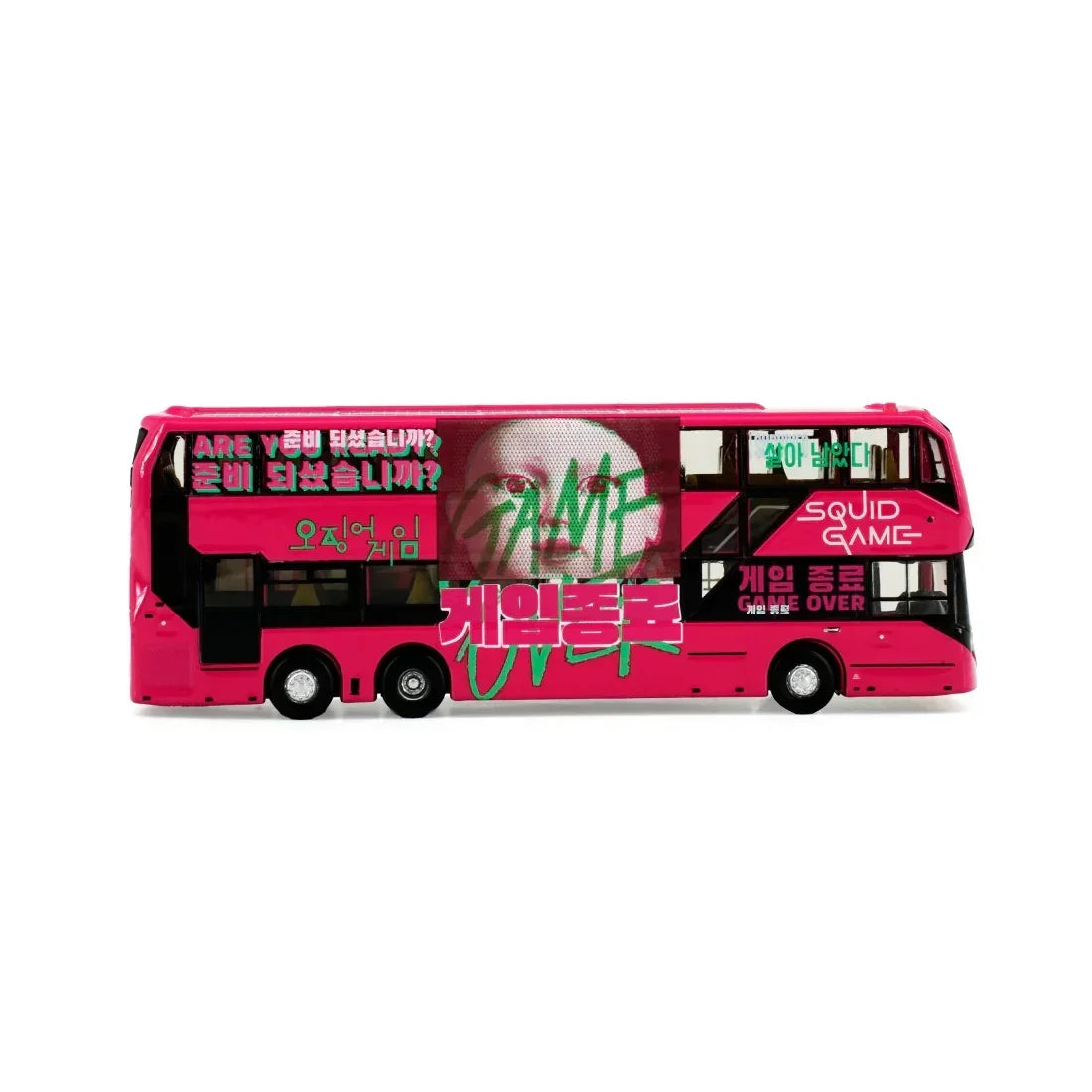Premium scale diecast model car – Enviro500EV Electric Bus (Squid Game S2), 1:110 Scale Collectible