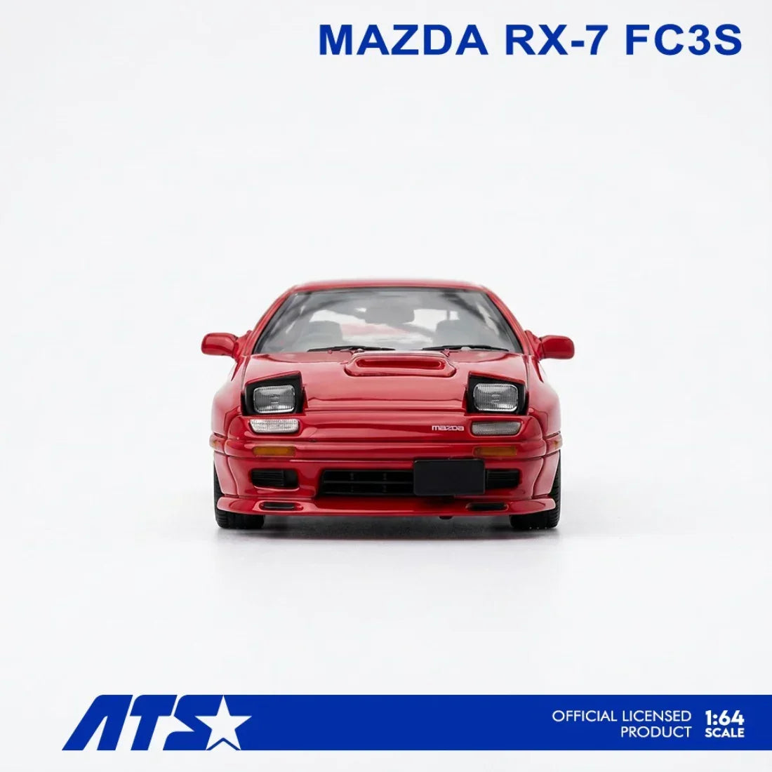 Premium scale diecast model car – *PRE-ORDER* MAZDA RX-7 FC3S, 1:64 Scale (Red) Collectible