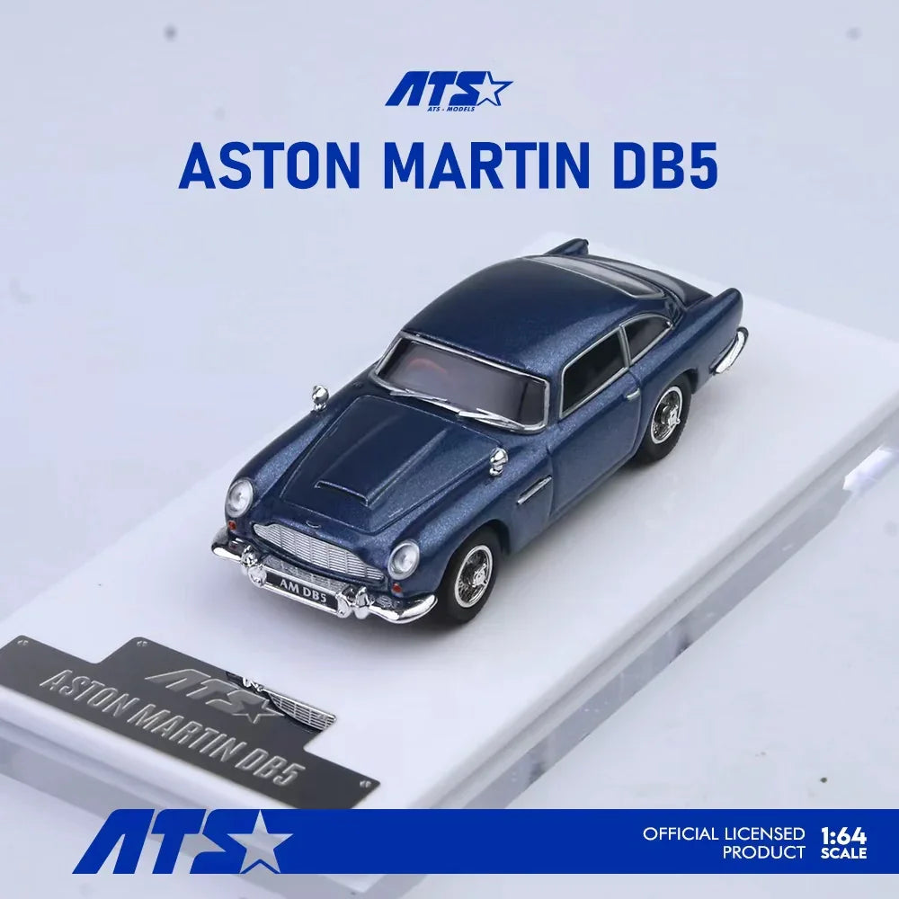 Premium scale diecast model car – *PRE-ORDER* Aston Martin DB5, 1:64 Scale (Metallic Blue) Collectible