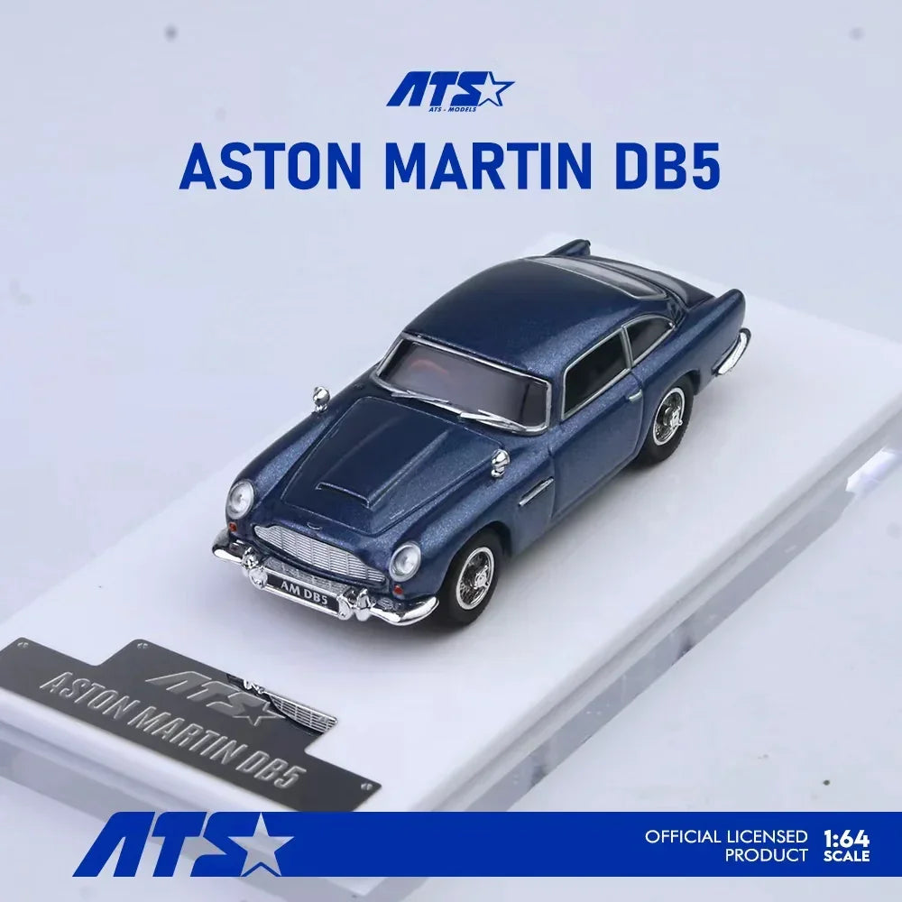 Premium scale diecast model car – *PRE-ORDER* Aston Martin DB5, 1:64 Scale (Metallic Blue) Collectible