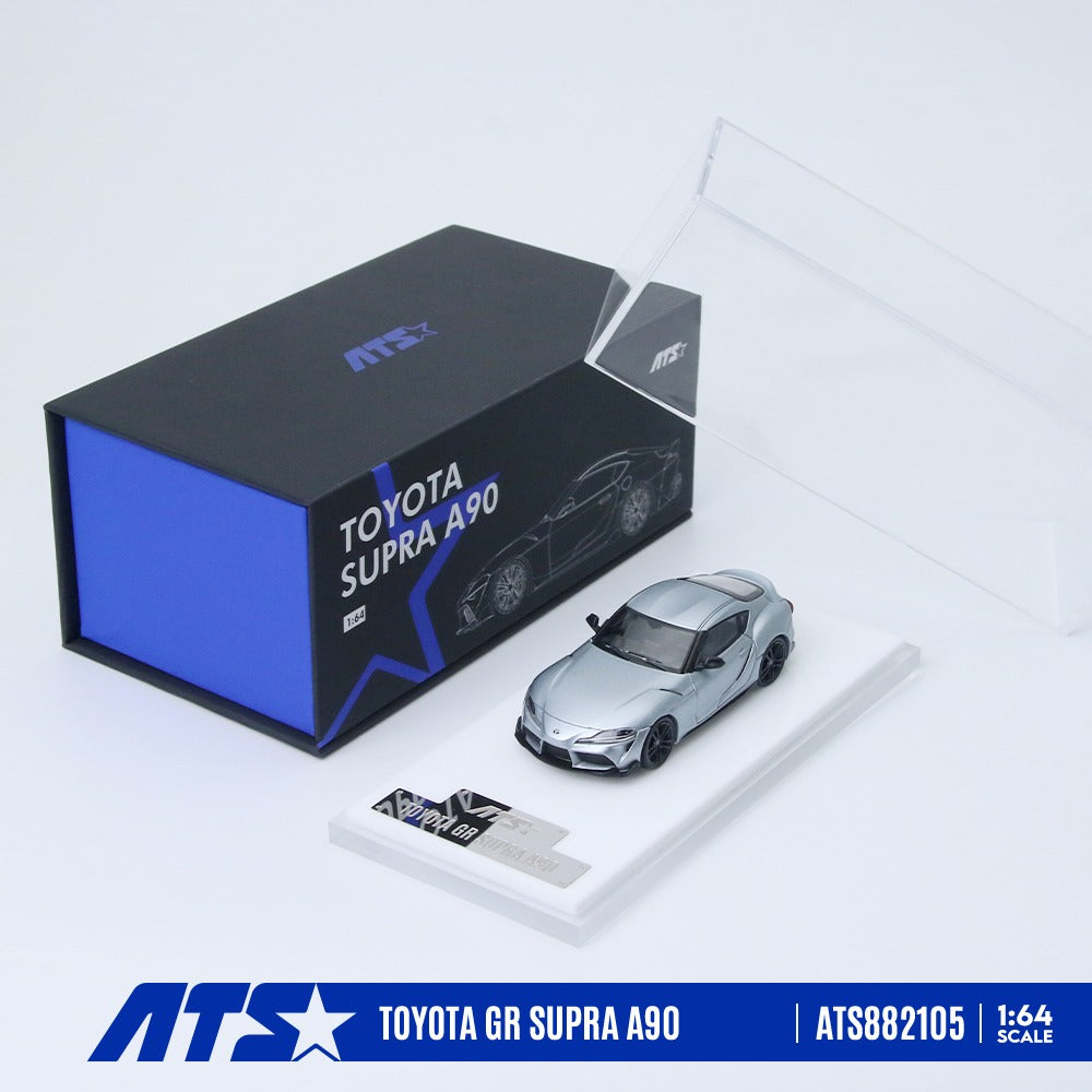 *PRE-ORDER* Toyota GR SUPRA A90 - Matte, 1:64 Scale (Silver Blue)