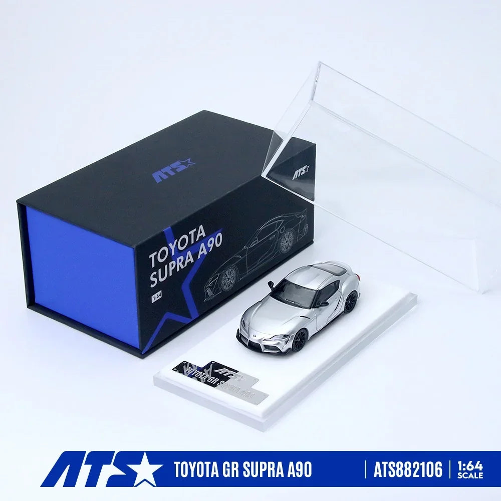Premium scale diecast model car – *PRE-ORDER* Toyota GR SUPRA A90, 1:64 Scale (Silver) Collectible