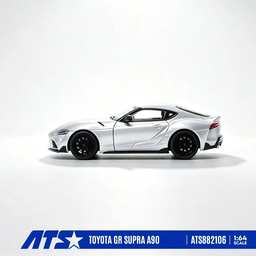 Premium scale diecast model car – *PRE-ORDER* Toyota GR SUPRA A90, 1:64 Scale (Silver) Collectible
