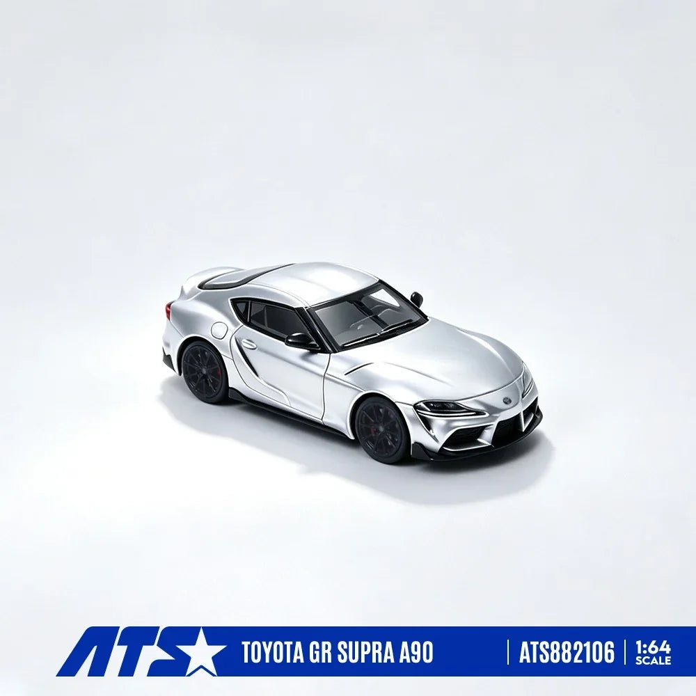 Premium scale diecast model car – *PRE-ORDER* Toyota GR SUPRA A90, 1:64 Scale (Silver) Collectible