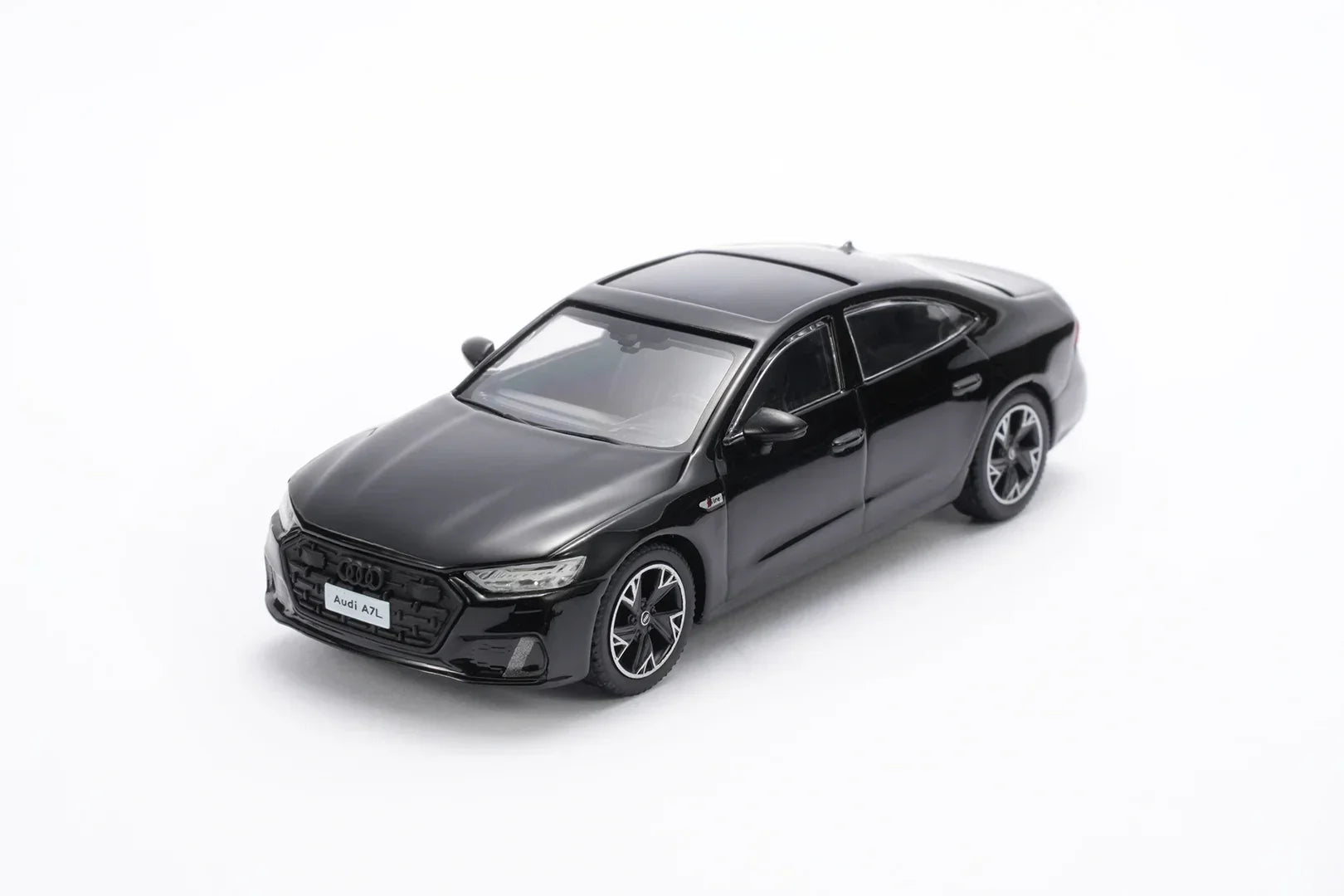 Premium scale diecast model car – AUDI A7L 2022, 1:64 Scale (Black) Collectible