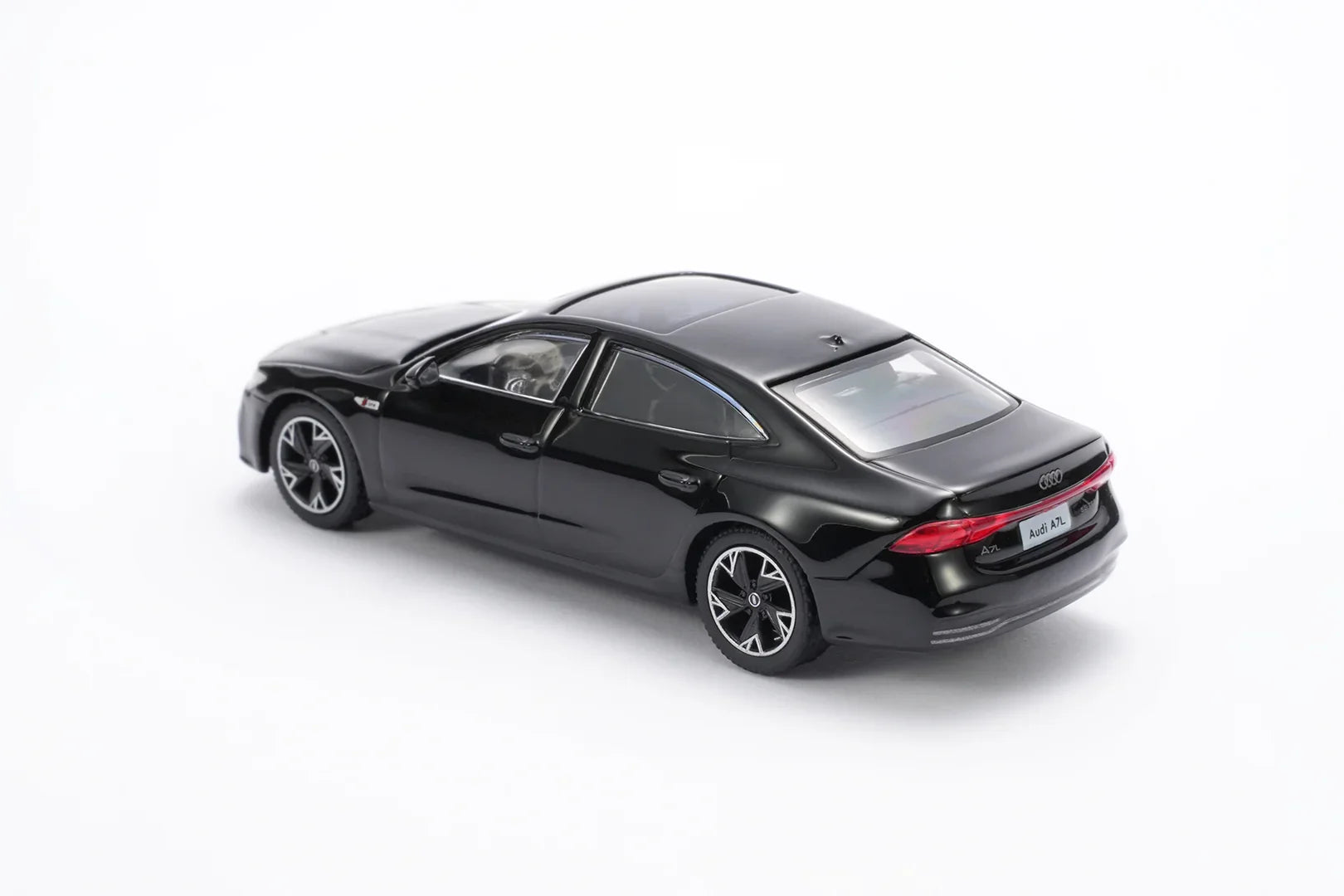 Premium scale diecast model car – AUDI A7L 2022, 1:64 Scale (Black) Collectible