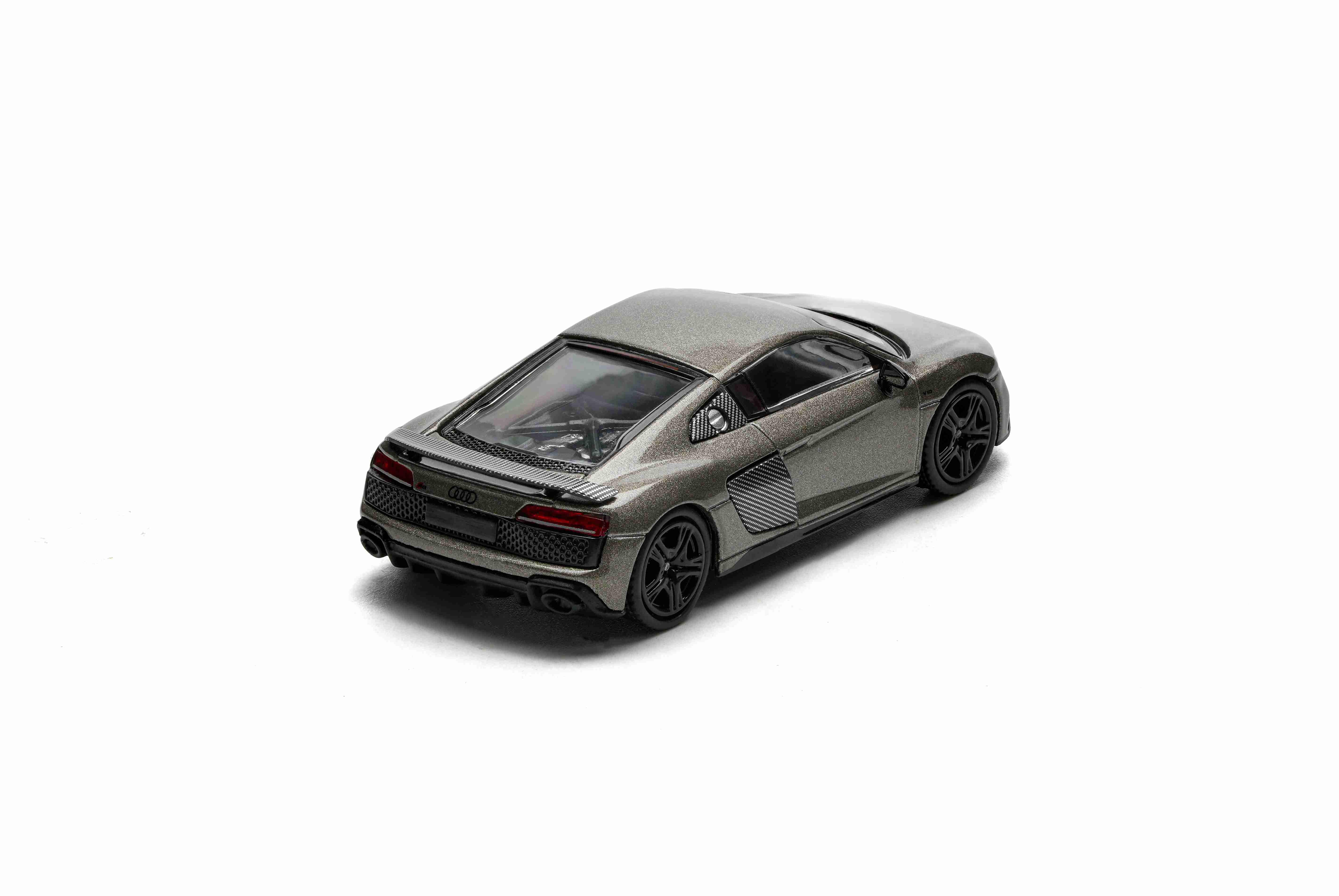 Premium scale diecast model car – AUDI R8 V10 Coupe Performance 2022, 1:64 Scale (Grey) Collectible