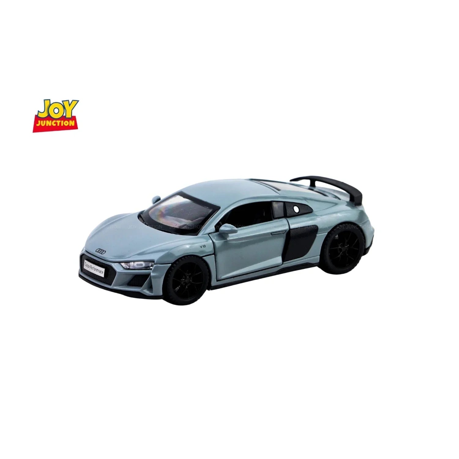 Premium scale diecast model car – Audi R8 Pullback Toy Car - Light, Sound with Openable Doors, 1:32 Scale (Blue) Collectible