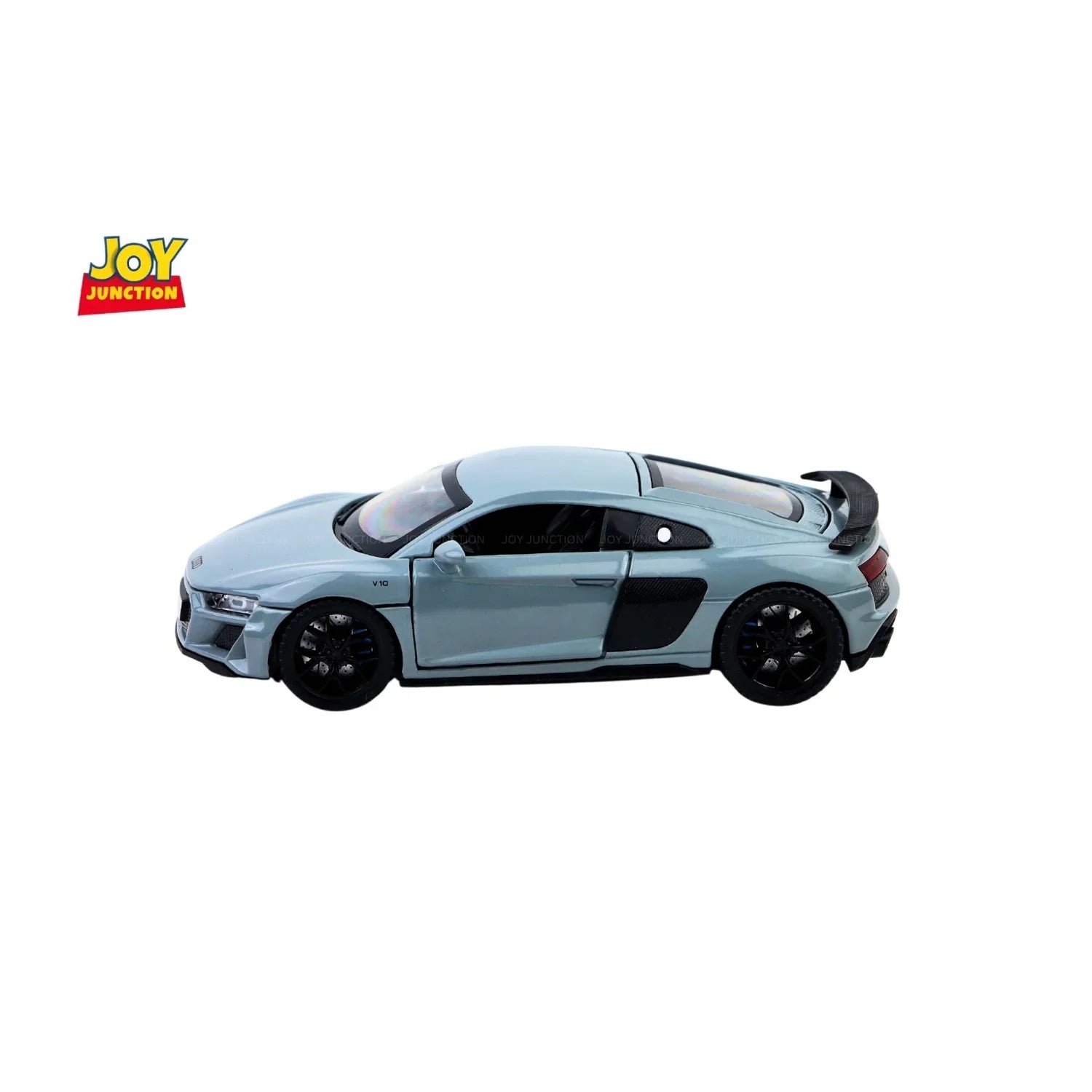 Premium scale diecast model car – Audi R8 Pullback Toy Car - Light, Sound with Openable Doors, 1:32 Scale (Blue) Collectible