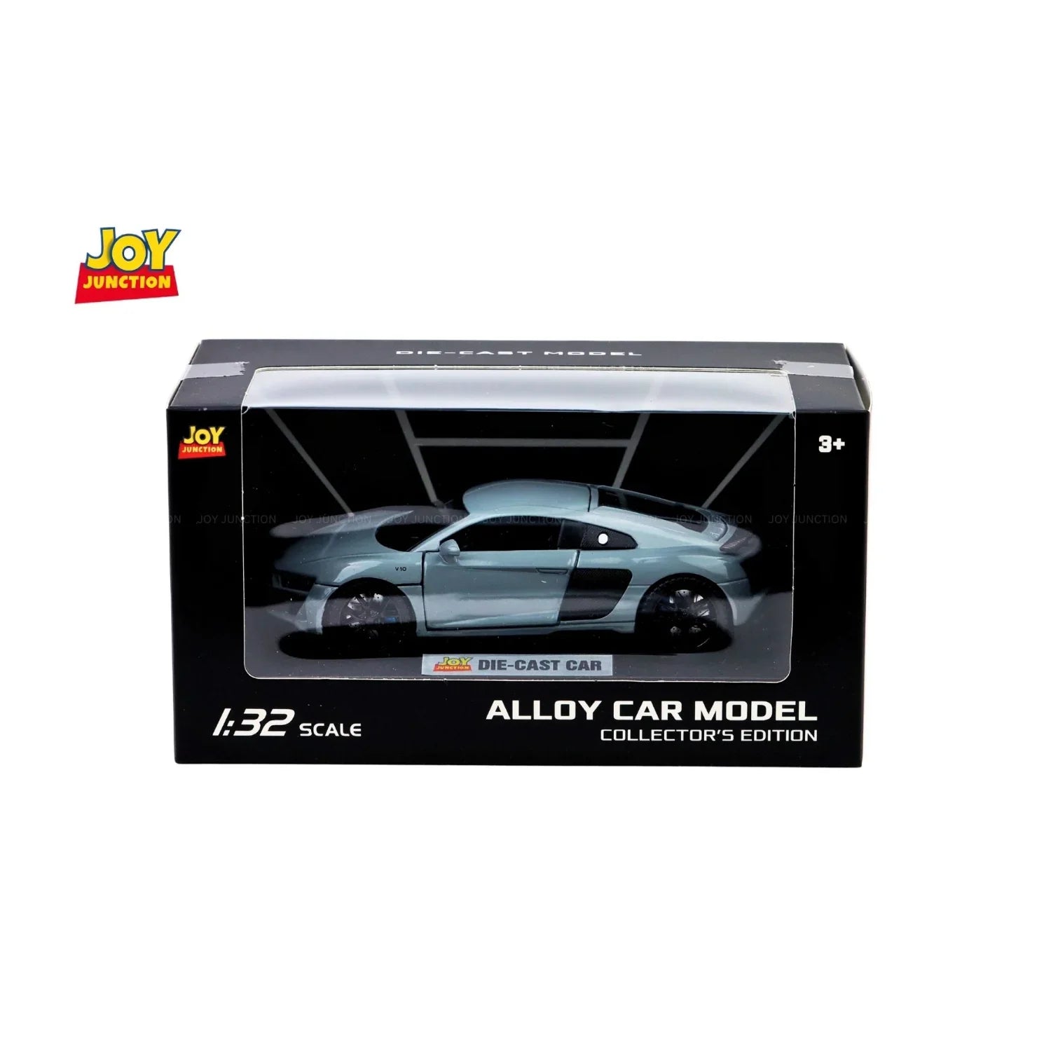 Premium scale diecast model car – Audi R8 Pullback Toy Car - Light, Sound with Openable Doors, 1:32 Scale (Blue) Collectible