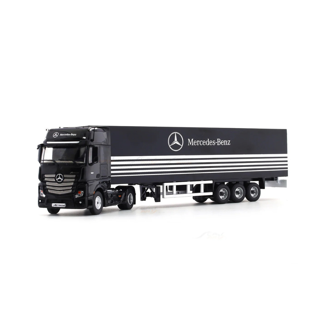 Mercedes-Benz Container Truck Classic Edition, 1:64 Scale (Black)