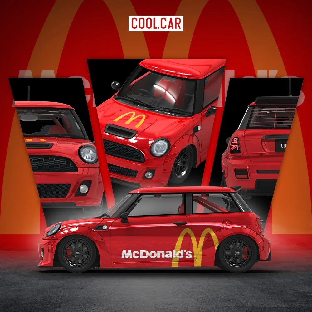 Premium scale diecast model car – *PRE-ORDER* CC-mini-McDonald's-Doll Edition, 1:64 Scale Collectible