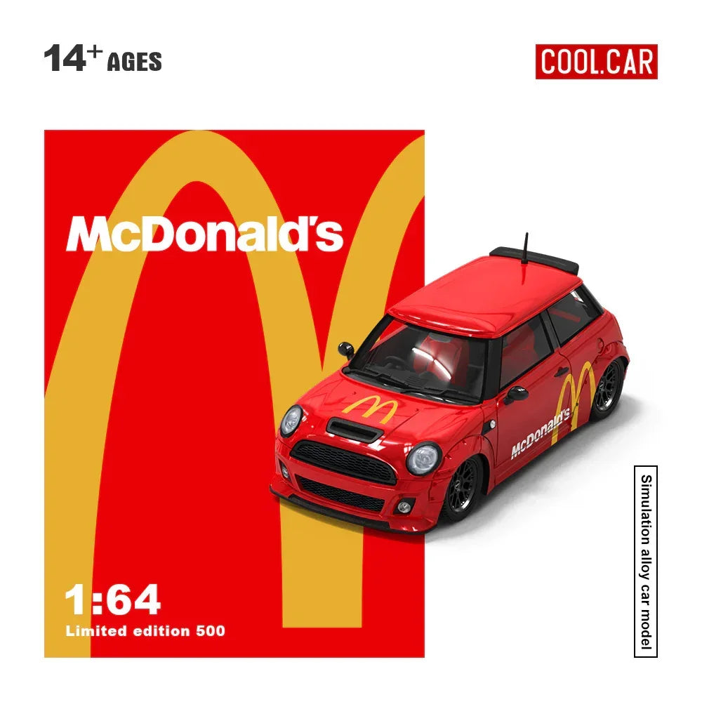 Premium scale diecast model car – *PRE-ORDER* CC-mini-McDonald's-Regular Edition, 1:64 Scale Collectible