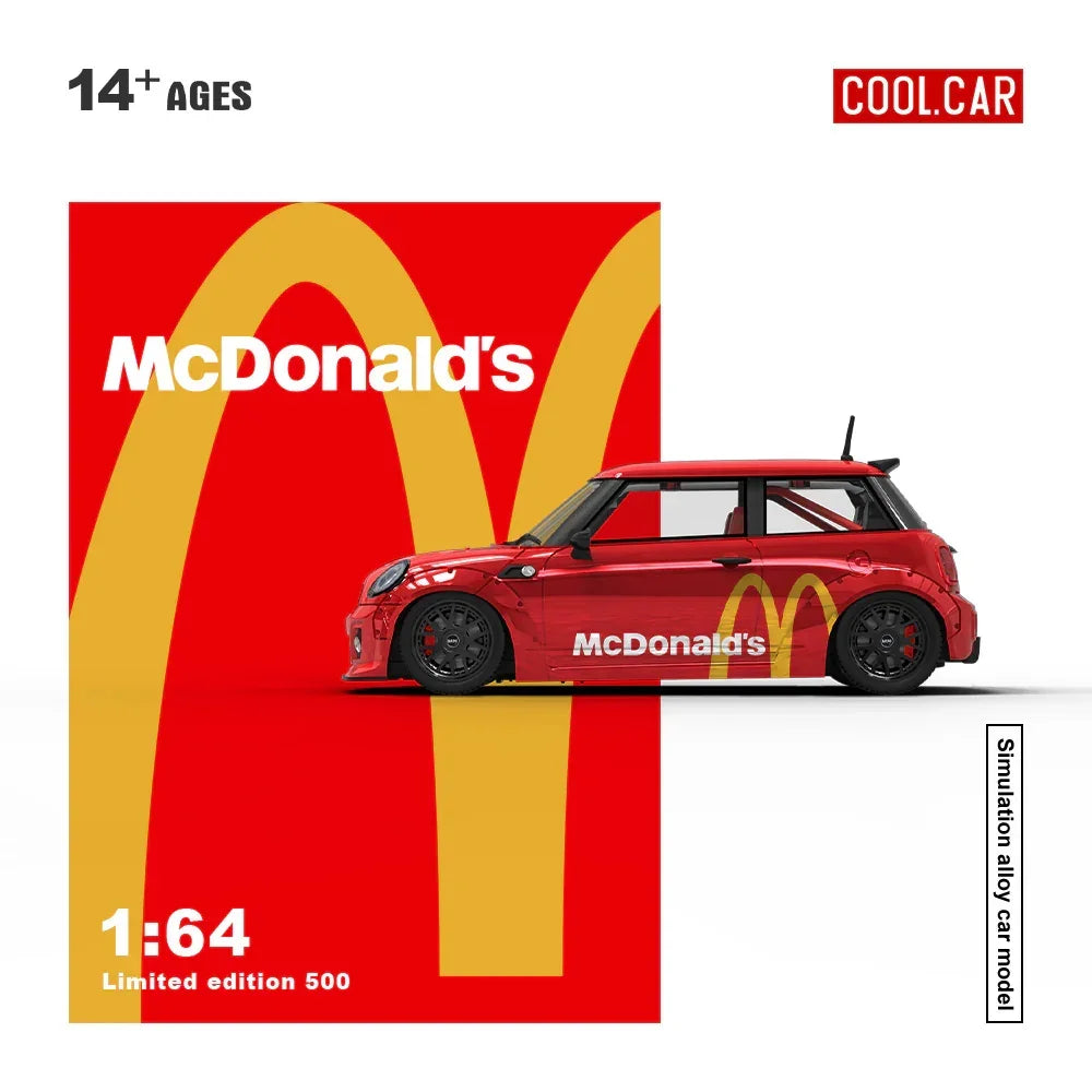 Premium scale diecast model car – *PRE-ORDER* CC-mini-McDonald's-Regular Edition, 1:64 Scale Collectible