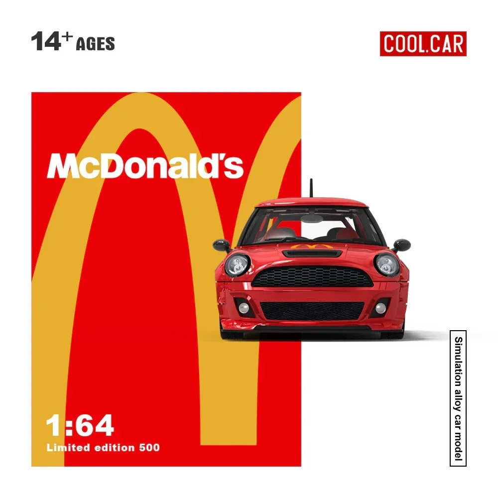 Premium scale diecast model car – *PRE-ORDER* CC-mini-McDonald's-Regular Edition, 1:64 Scale Collectible