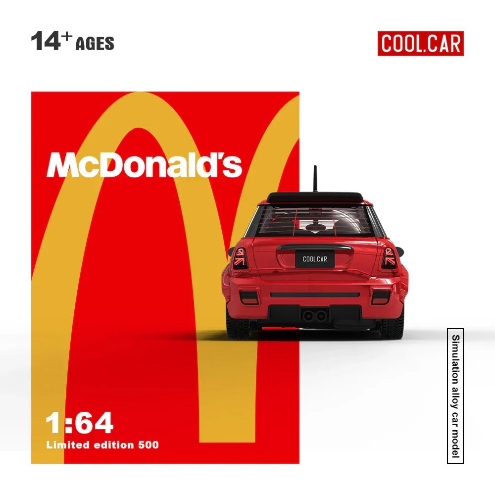 Premium scale diecast model car – *PRE-ORDER* CC-mini-McDonald's-Regular Edition, 1:64 Scale Collectible