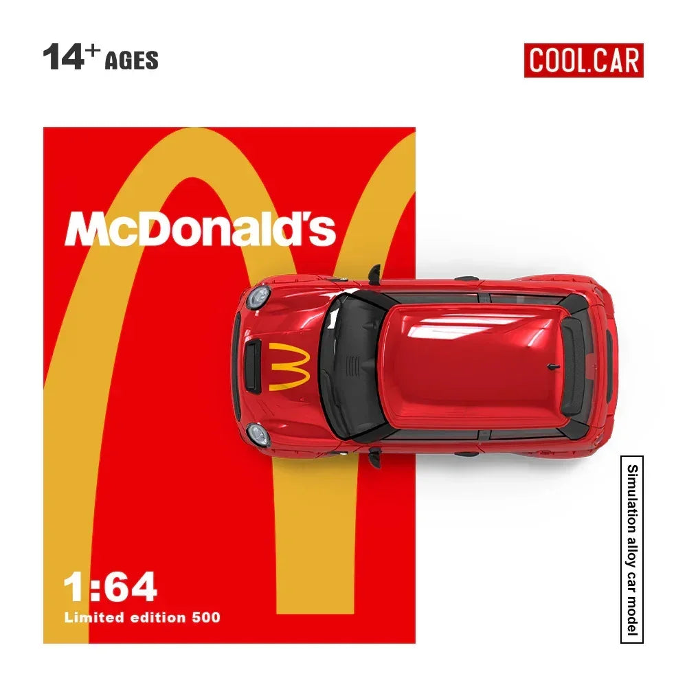 Premium scale diecast model car – *PRE-ORDER* CC-mini-McDonald's-Regular Edition, 1:64 Scale Collectible