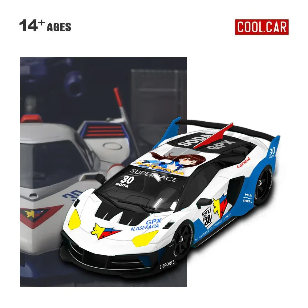Premium scale diecast model car – *PRE-ORDER* Lamborghini GTEVO - High Intelligence Formula Livery, 1:64 Scale Collectible