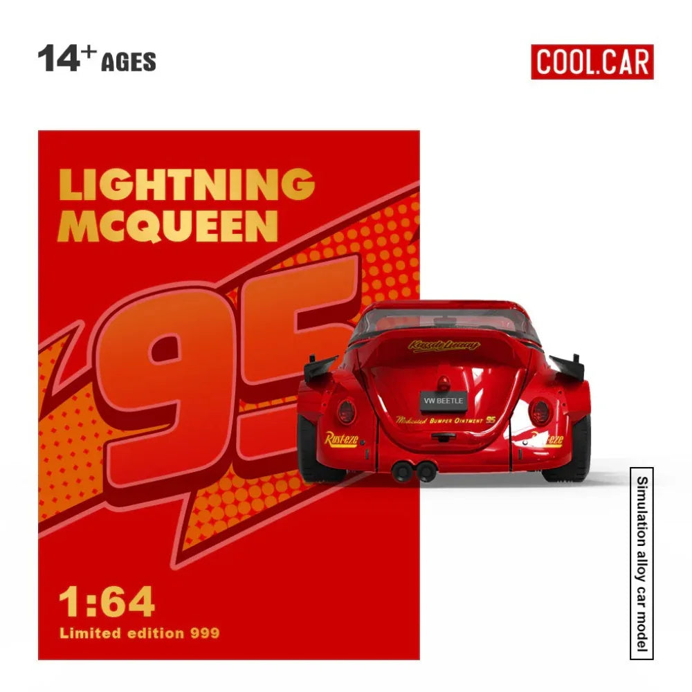 Premium scale diecast model car – Lightning Mcqueen Livery, 1:64 scale Collectible