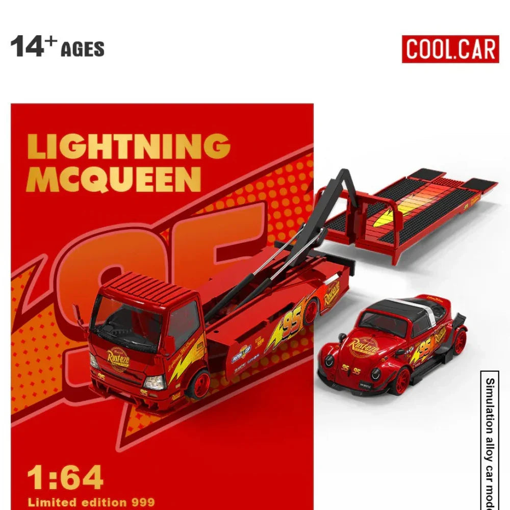 Premium scale diecast model car – Lightning Mcqueen Livery, 1:64 Scale Collectible