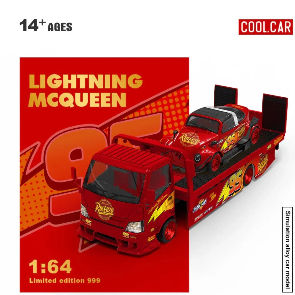 Premium scale diecast model car – Lightning Mcqueen Livery, 1:64 Scale Collectible