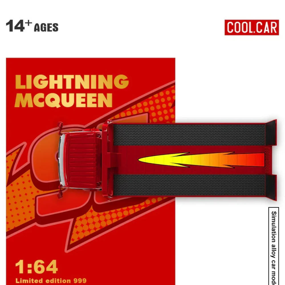 Premium scale diecast model car – Lightning Mcqueen Livery, 1:64 Scale Collectible