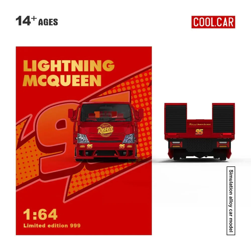 Premium scale diecast model car – Lightning Mcqueen Livery, 1:64 Scale Collectible