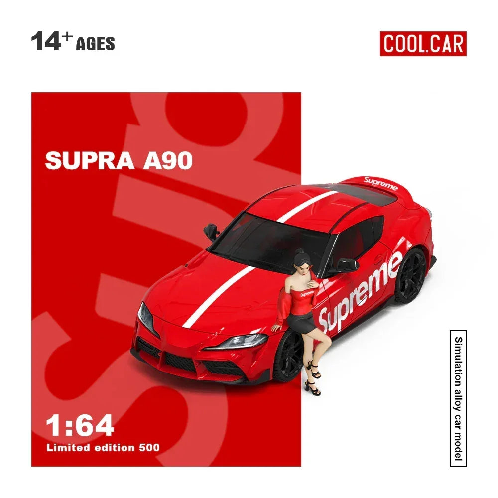 Premium scale diecast model car – *PRE-ORDER* CC-Supreme A90-Supreme Doll Edition, 1:64 Scale Collectible