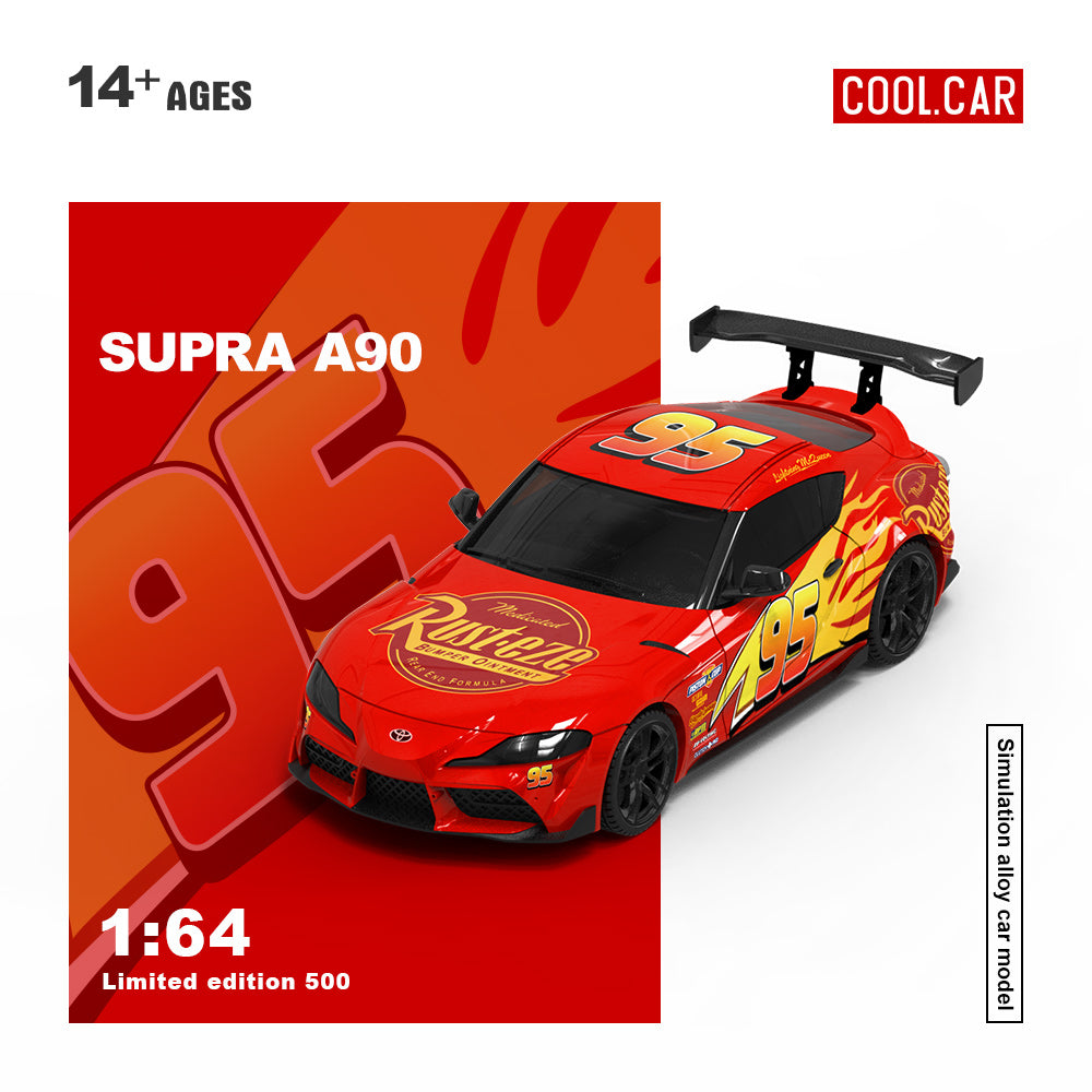 *PRE-ORDER* A-Speedmaster A90-Lightning McQueen Livery Job(Limited Edition 500), 1:64 Scale