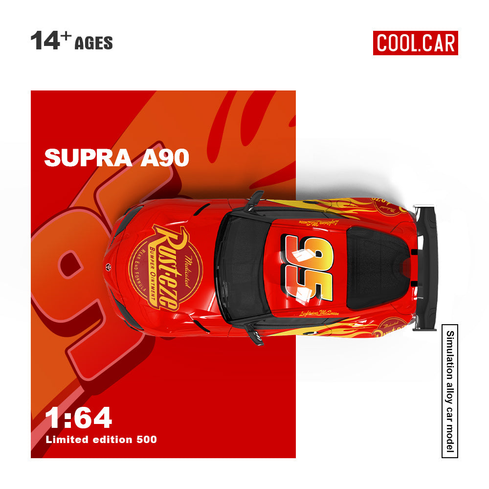 *PRE-ORDER* A-Speedmaster A90-Lightning McQueen Livery Job(Limited Edition 500), 1:64 Scale