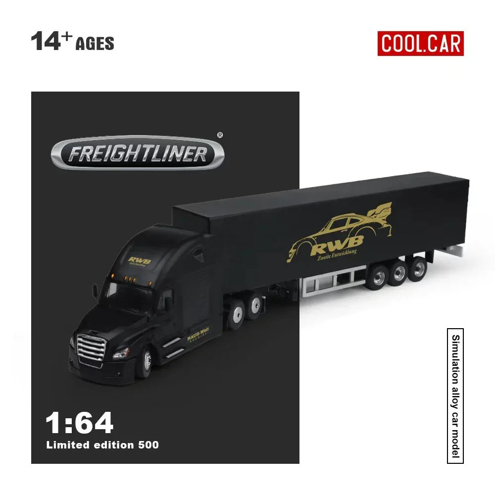 Premium scale diecast model car – *PRE-ORDER* CC-Fröller RWB Special Transporter, 1:64 Scale Collectible