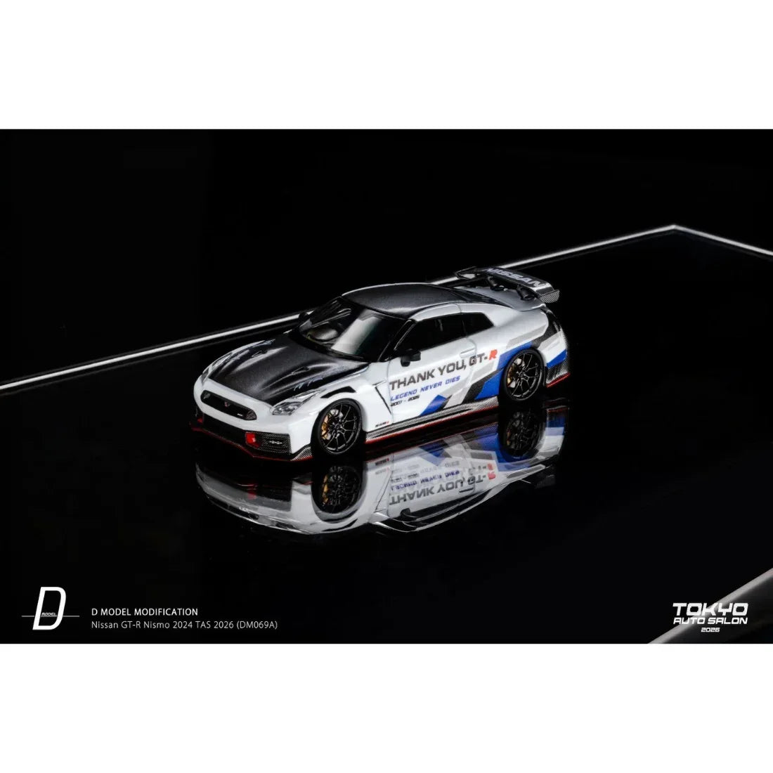 Premium scale diecast model car – Nissan GT-R Nismo (Tokyo Auto Salon 2026), 1:64 Scale Collectible