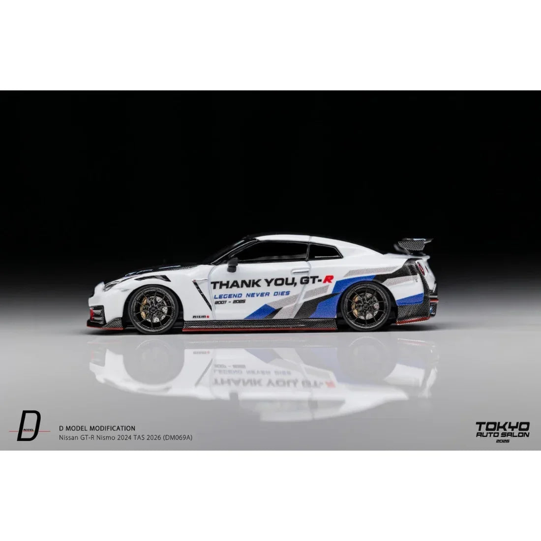 Premium scale diecast model car – Nissan GT-R Nismo (Tokyo Auto Salon 2026), 1:64 Scale Collectible