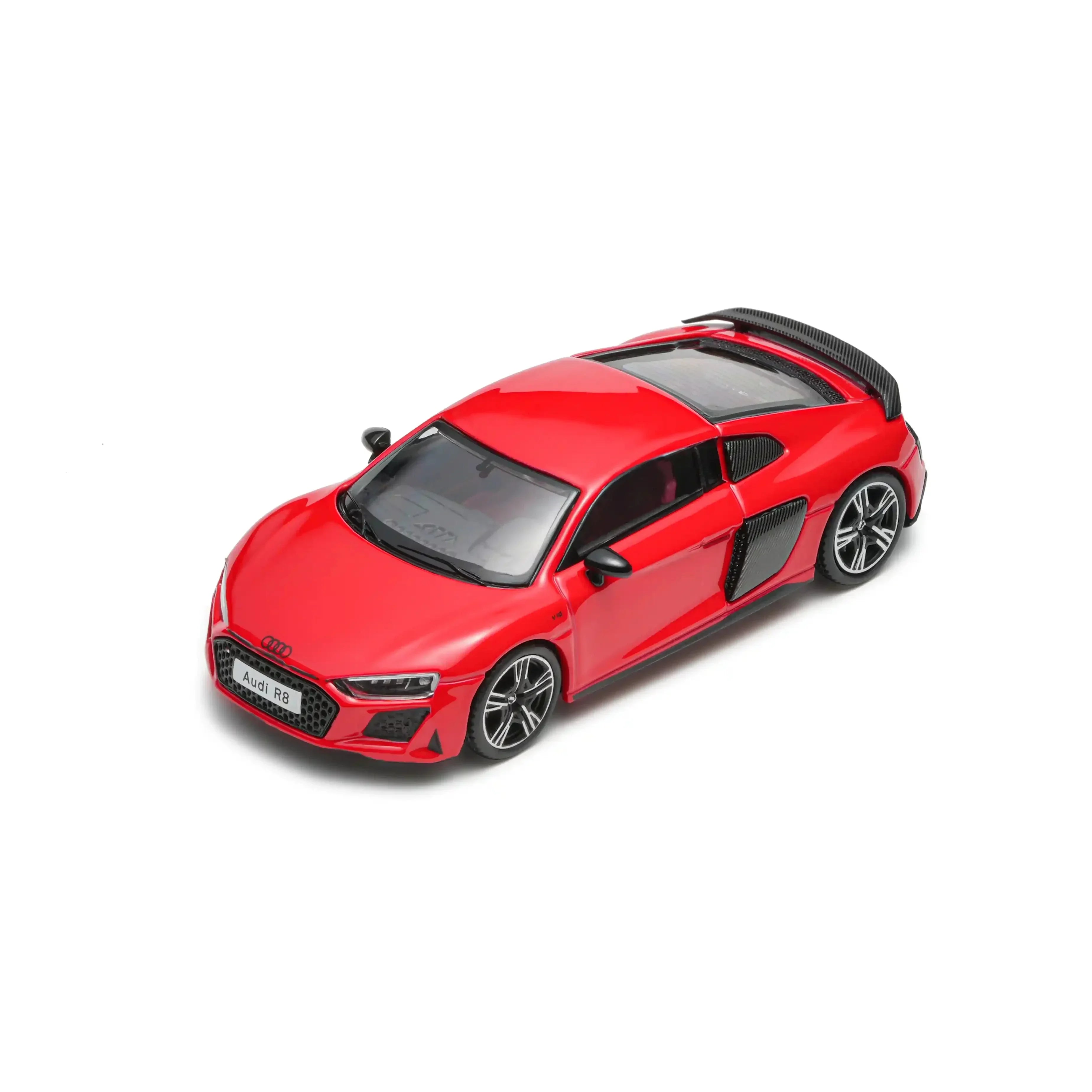 Premium scale diecast model car – Audi R8 V10 Coupe Performance 2022, 1:64 Scale (Red) Collectible