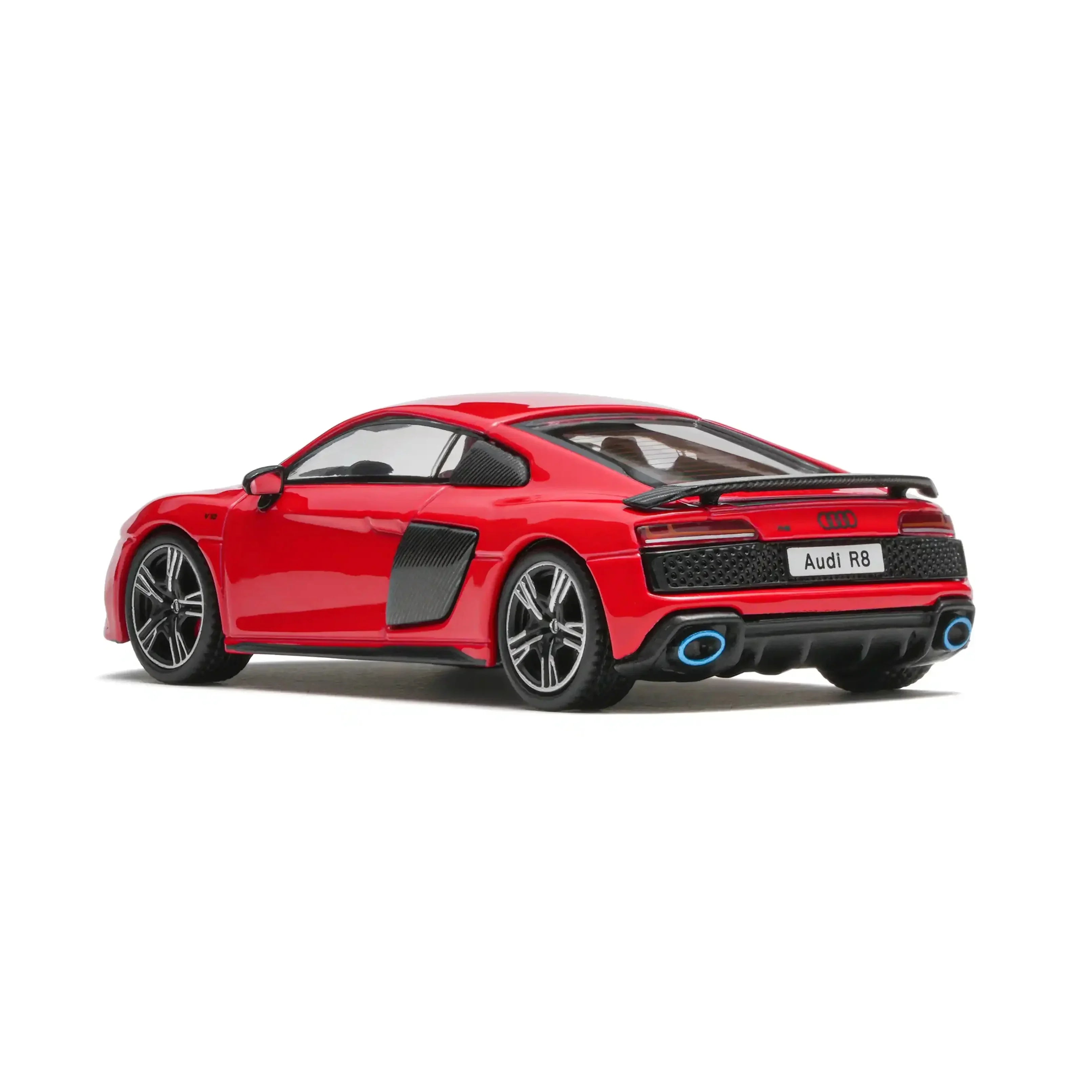 Premium scale diecast model car – Audi R8 V10 Coupe Performance 2022, 1:64 Scale (Red) Collectible