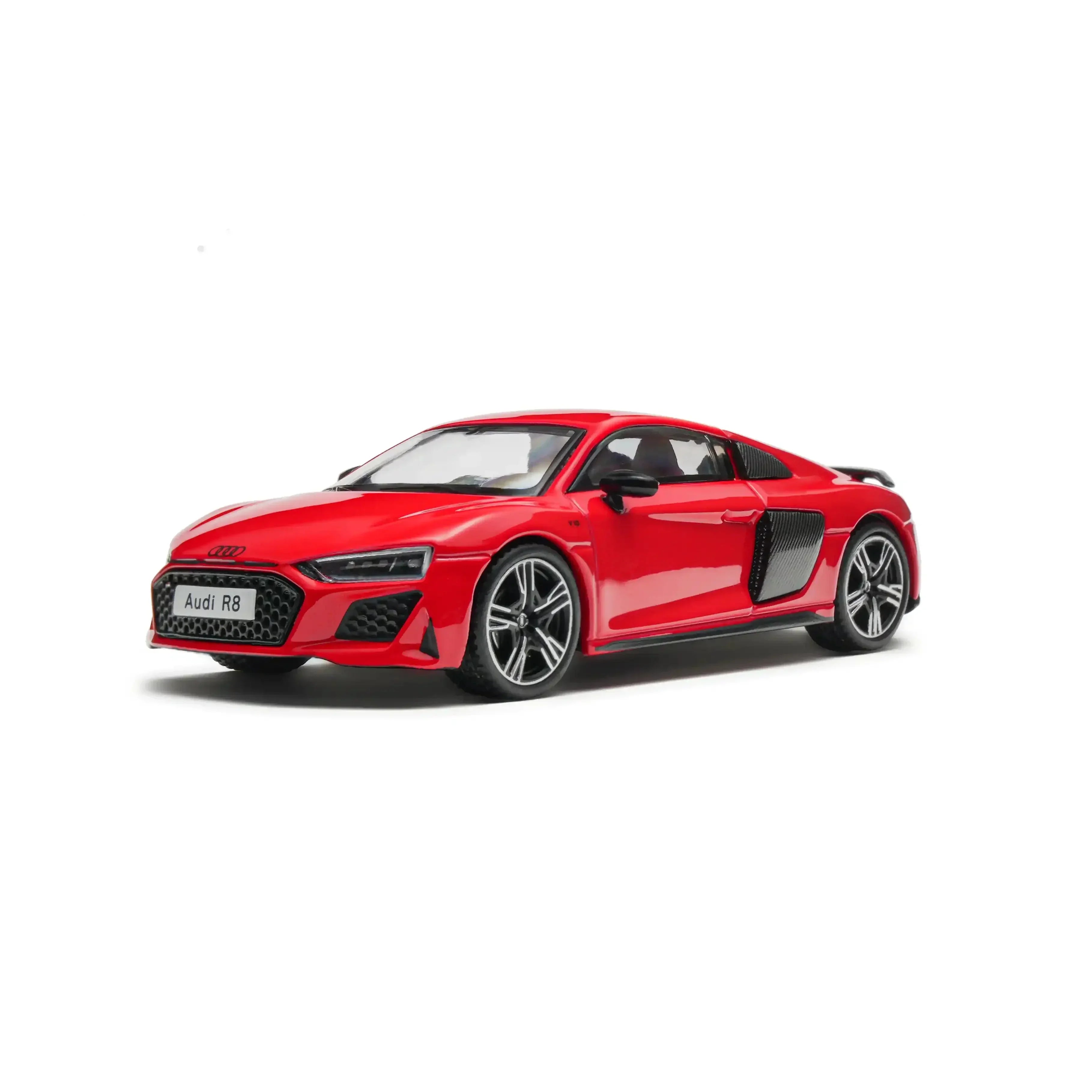 Premium scale diecast model car – Audi R8 V10 Coupe Performance 2022, 1:64 Scale (Red) Collectible