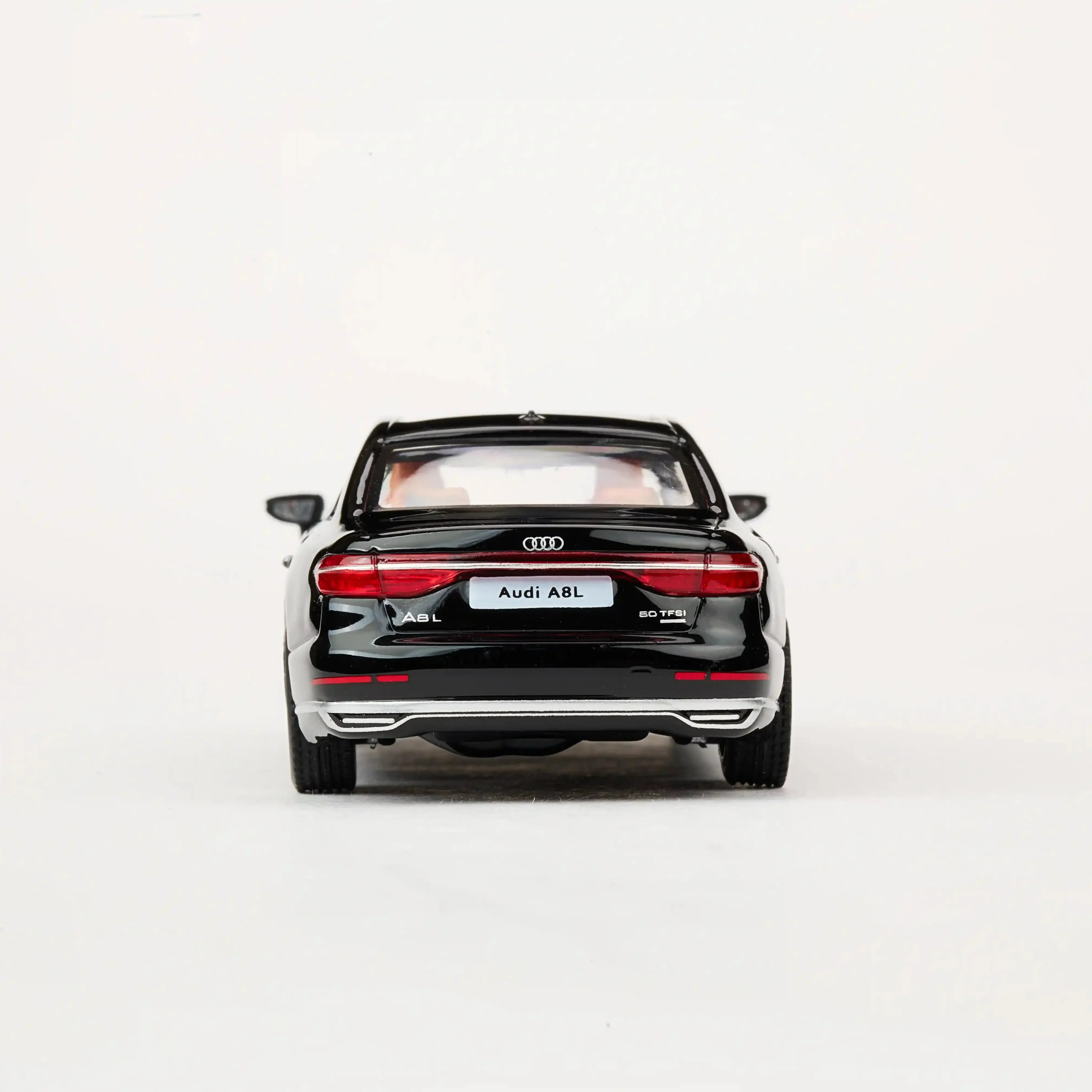 Premium scale diecast model car – Audi A8L 2021, 1:64 Scale (Black) Collectible